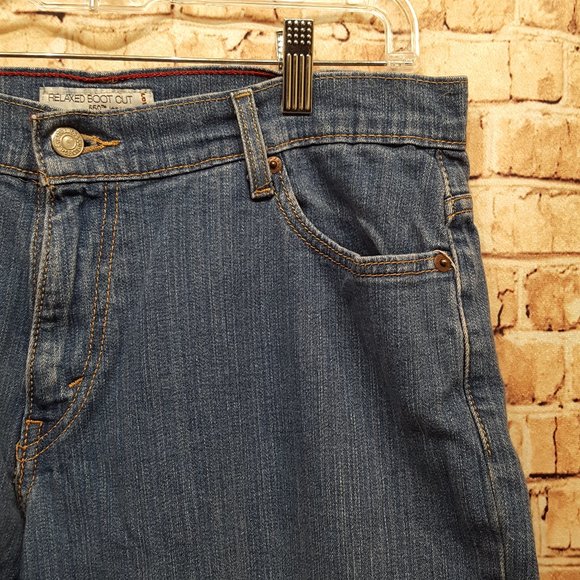 Levi's 550 Jeans Relaxed Boot Cut Jeans Size 12 Medium - Picture 8 of 15